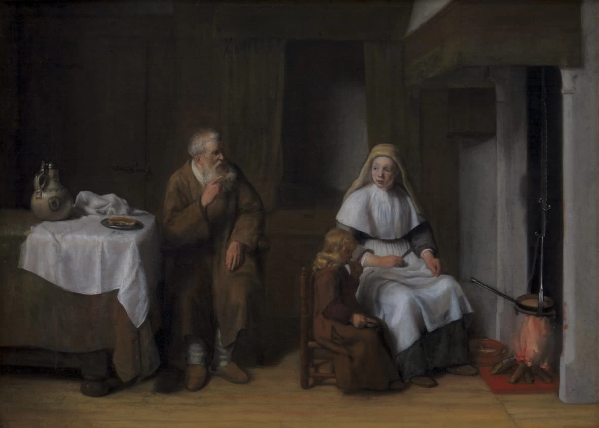 Il profeta Elia con lòa vedova di Zarefath e suo figlio - Statens Museum for Kunst